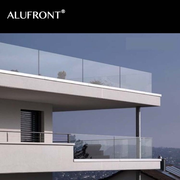 Australia outdoor frameless stainless steel Glass Balustrade for Balcony