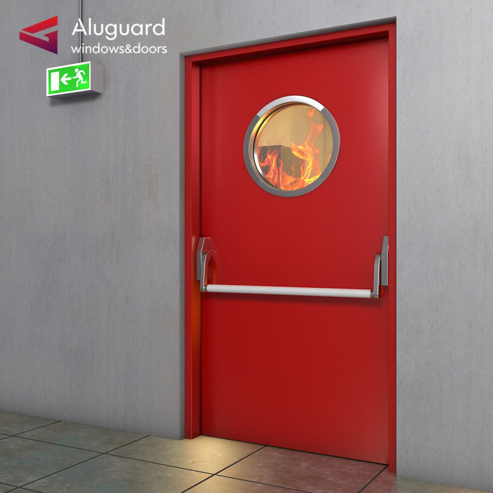 American Standard fire door Factory Direct Custom fire rating door 2024 Latest popular steel fire doors