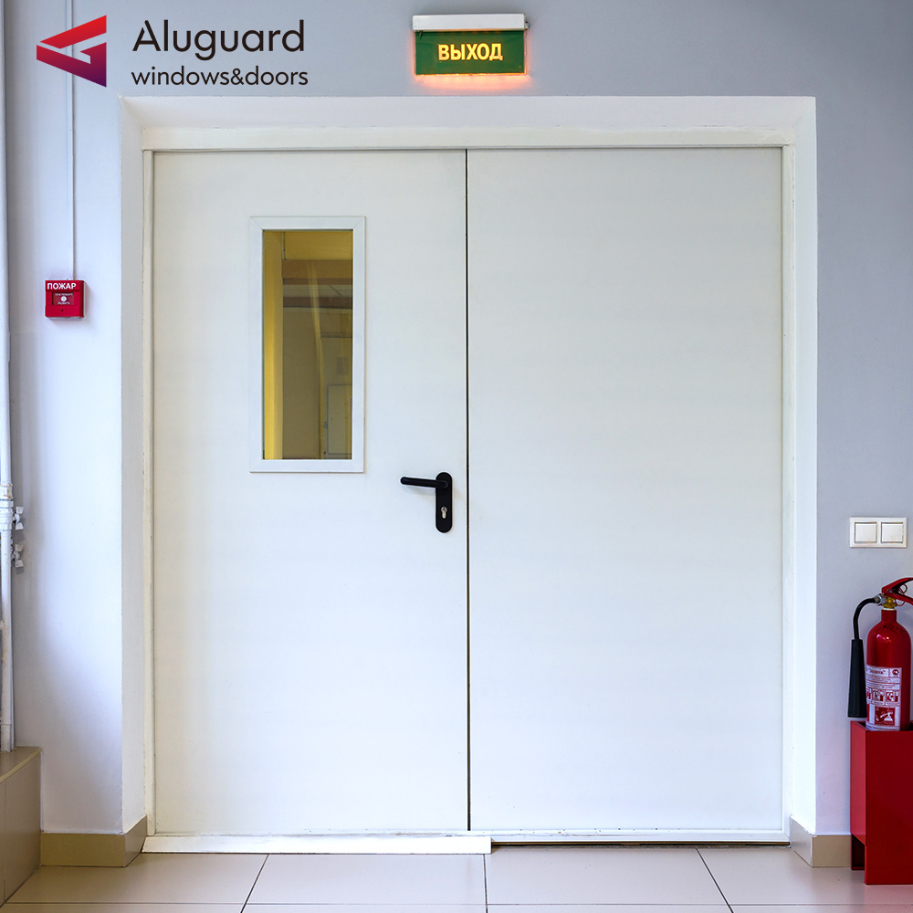 Easy installation stainless steel fire doors American Standard price of fire rated doors Best selling  fire doors