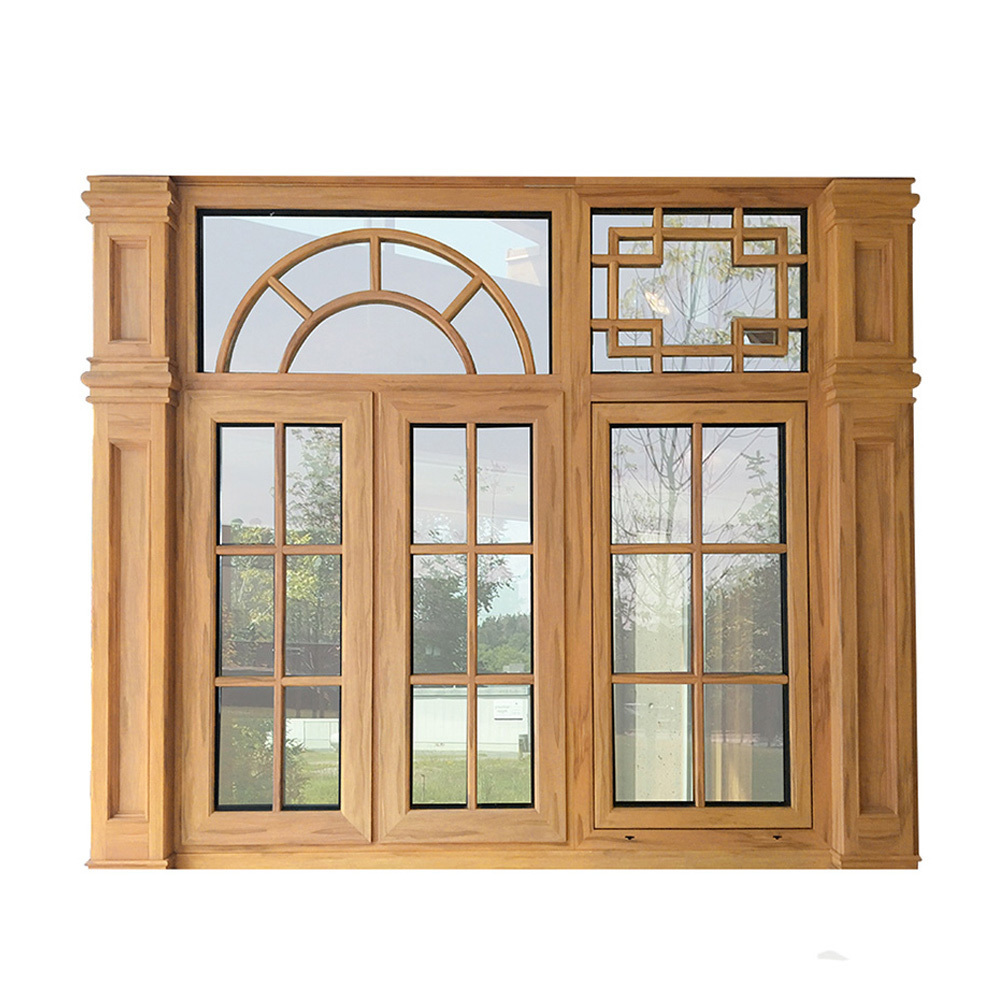 New design aluminium double glazed arch window / arched windows