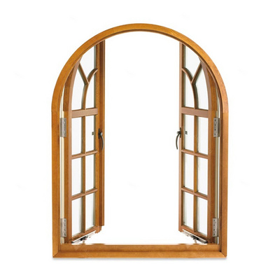 New design aluminium double glazed arch window / arched windows