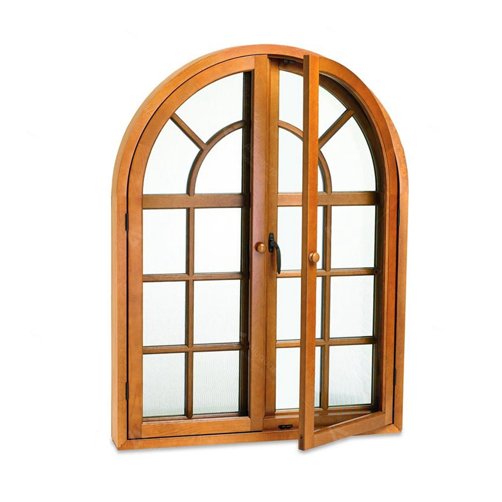 New design aluminium double glazed arch window / arched windows