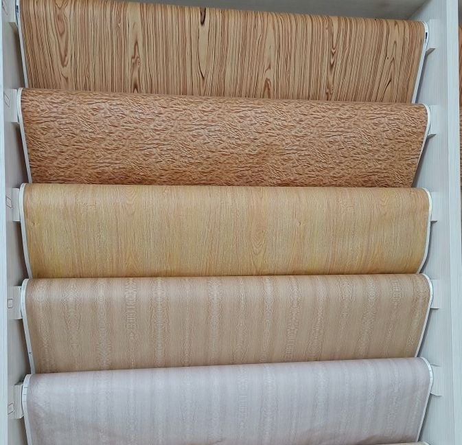 wood grain effect heat transfer printing paper for aluminum sheet