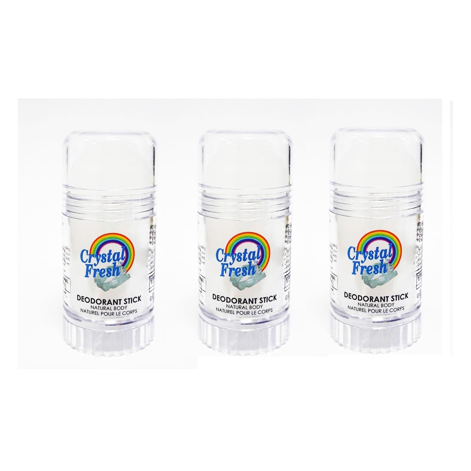 Natural Crystal Body DEODORANT STICK 120 G.(TUL-120) Pure Alum Scent