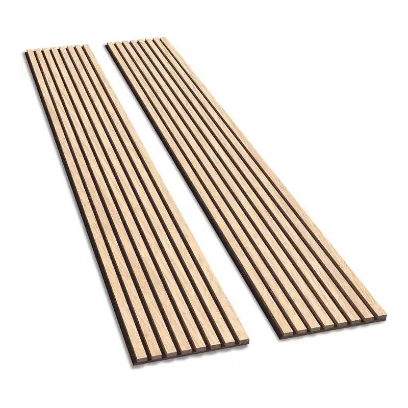 Acoustic Wood Slat Panel Fluted Wood Acoustic Fluted Wood Acoustic Panels Modern Interior Wall Decoration