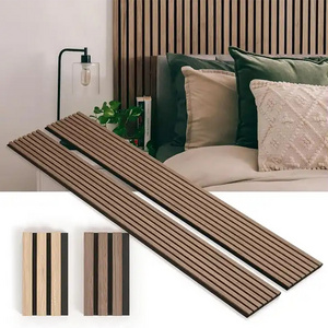 Acoustic Wood Slat Panel Fluted Wood Acoustic Fluted Wood Acoustic Panels Modern Interior Wall Decoration