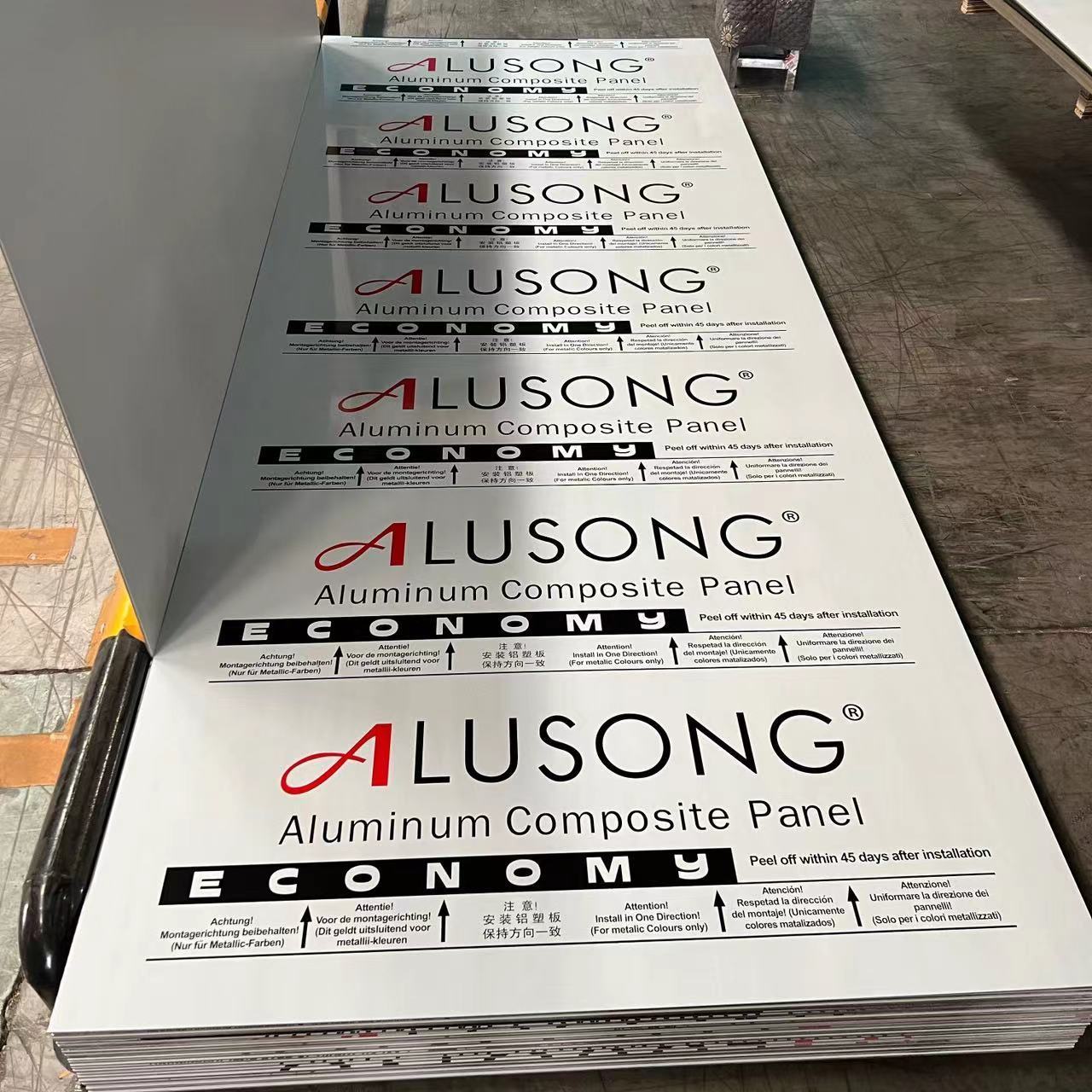 Alusong 4mm 4*8 acp sheet aluminium composite panel dibond panel