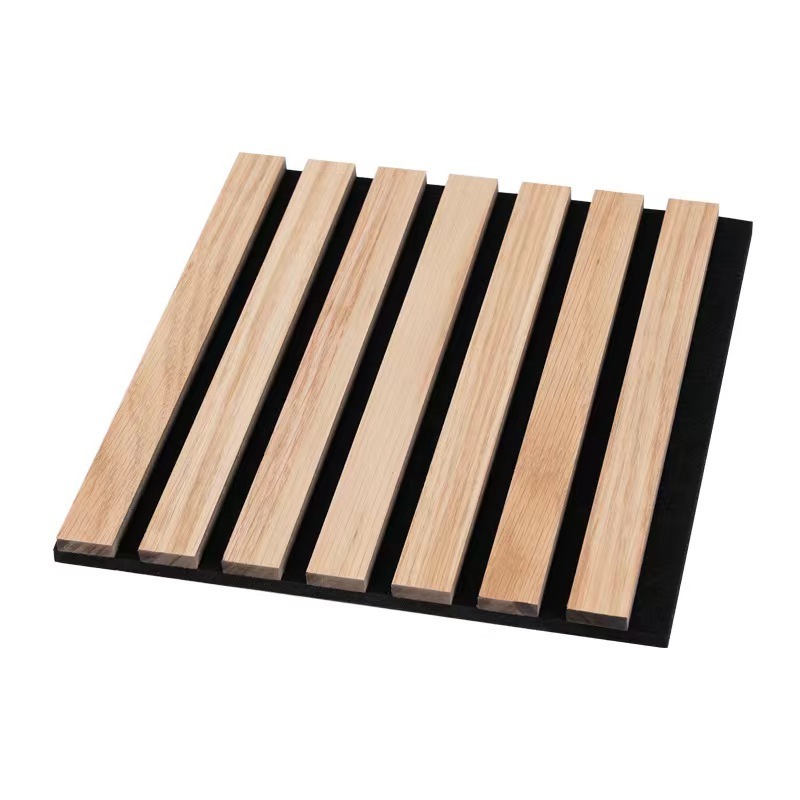 Decorative acoustic panels acoustic wood wall panel Sound Absorption Proofing acoustic slat panels