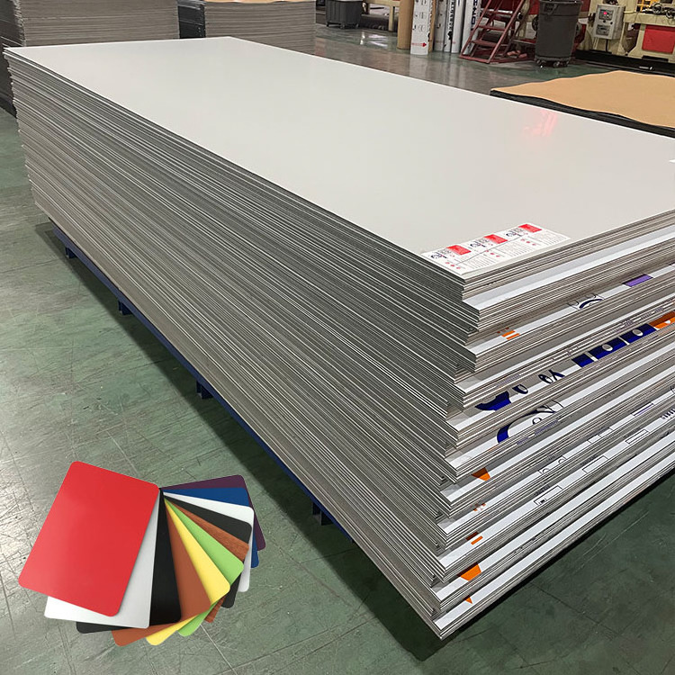 4x8 Feet PVDF RAL 9006 Aluminum Composite Panel For Wall Cladding