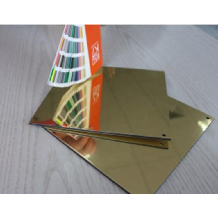 Alumetal mirror dibond alu cobond aluminum composite panel 5mm aluminum wall panels exterior mirror