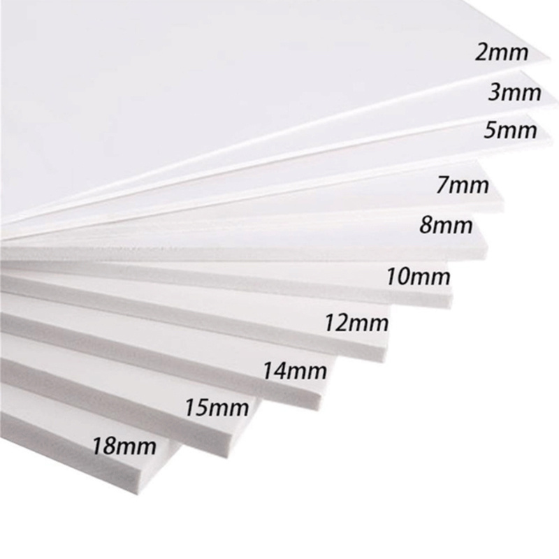 lead free 2050x3050 white waterproof 0.55density 3mm foam PVC board sheet