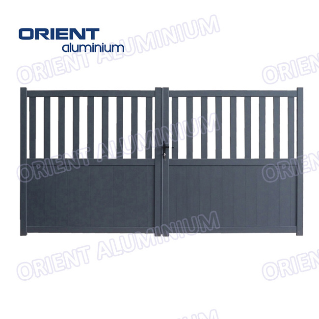 Orient Aluminum Privacy estate Gates Automatic Electric Driveway Gates swing Gate