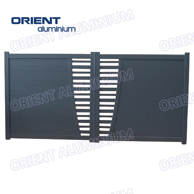 Orient Aluminum Privacy estate Gates Automatic Electric Driveway Gates swing Gate