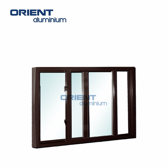 Narrow frame sliding doors 8mm single tempered glass aluminum roller shutter doors