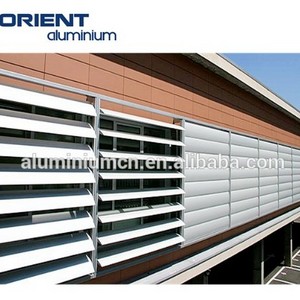 Aluminum Garden Louvre Fence Gates Shutter Aluminium Slat Fencing Horizontal Fence for germany market