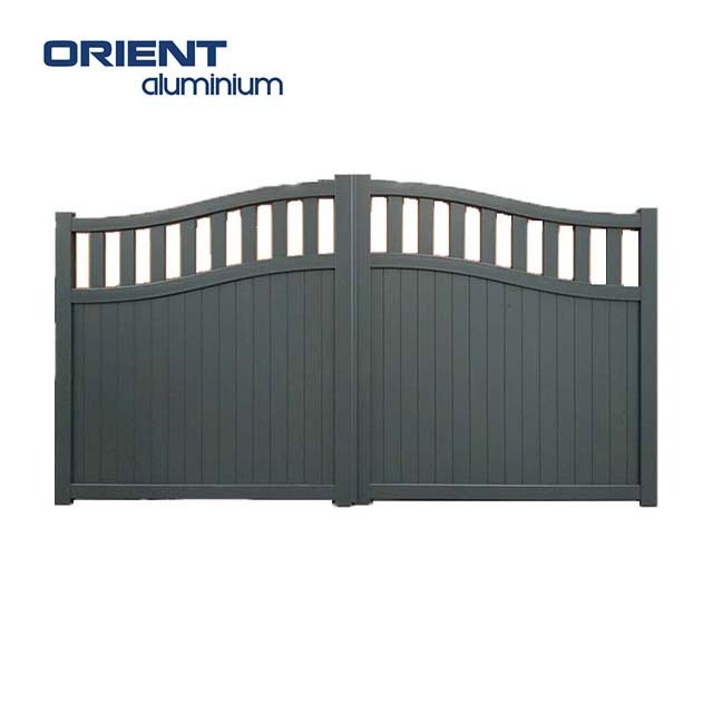 French aluminium sliding gate for house county yard aluminium swing gates driveway