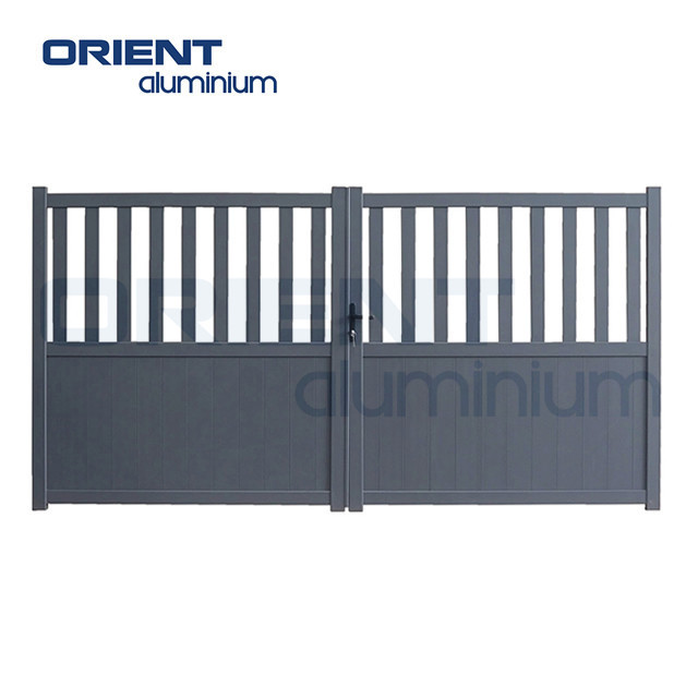 French aluminium sliding gate for house county yard aluminium swing gates driveway