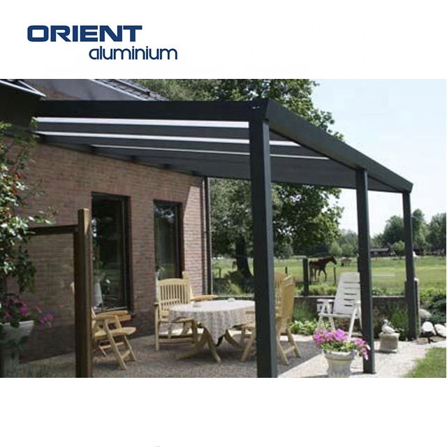 Newest Metal Louver Price Electric Waterproof Aluminum Pergola  for garden gazebos factory price