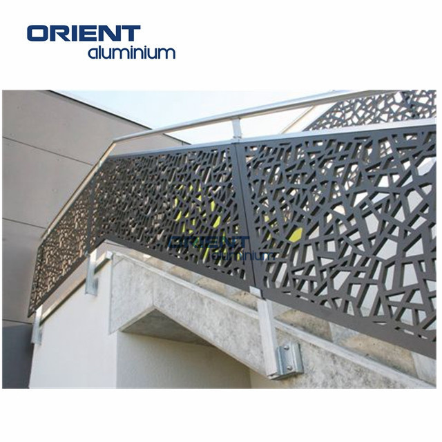 WPC screen outdoor laser cutting partition panels used as partition and fencing