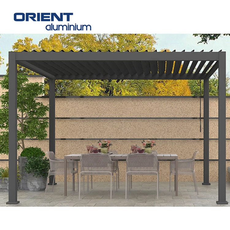 Nice Quality Popular Pavilion With Led Light Modern Outdoor Garden Classic Green Metal Steel Wrought Iron Gazebo For Sale