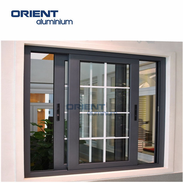 Narrow frame sliding doors 8mm single tempered glass aluminum roller shutter doors