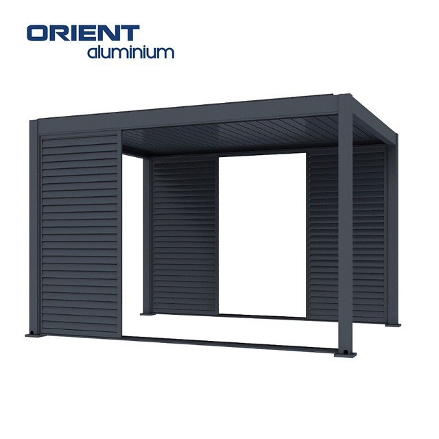 Garden pergola louvered canopy gazebo pergola with high quality