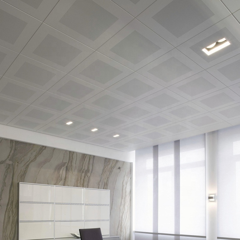 Building Decoration Aluminum Suspended Metal Ceiling Decorative False Aluminum Ceilings tiles