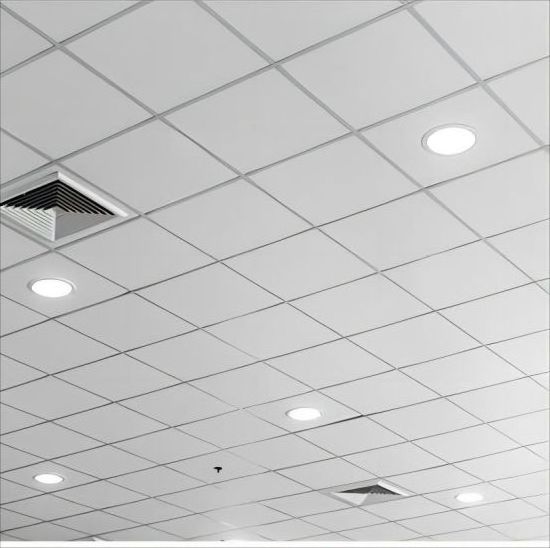 Aluminum Metal Building Material 2X2 Drop Ceiling Tiles Lay In Ceiling Tiles Acoustic Ceiling Tiles