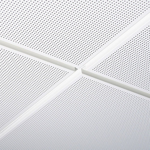 Ceiling Tiles 2*4 2*2 Rectangular Perforated Acoustic Commercial Lay In Ceiling