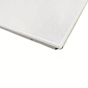 Sound Absorbing Aluminum Square Ceiling Decorative Perforated Suspended Metal Ceiling Tiles