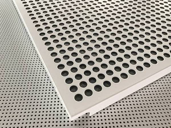 Sound Absorbing Aluminum Square Ceiling Decorative Perforated Suspended Metal Ceiling Tiles