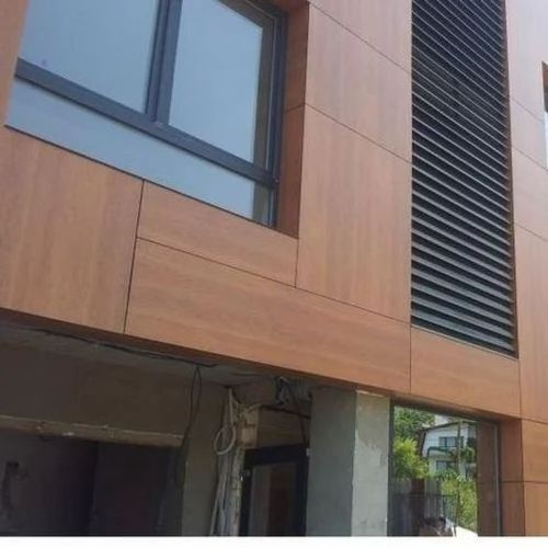 Cladding exterior wall alucobond waterproof 4mm pvdf wood colour aluminum composite panels