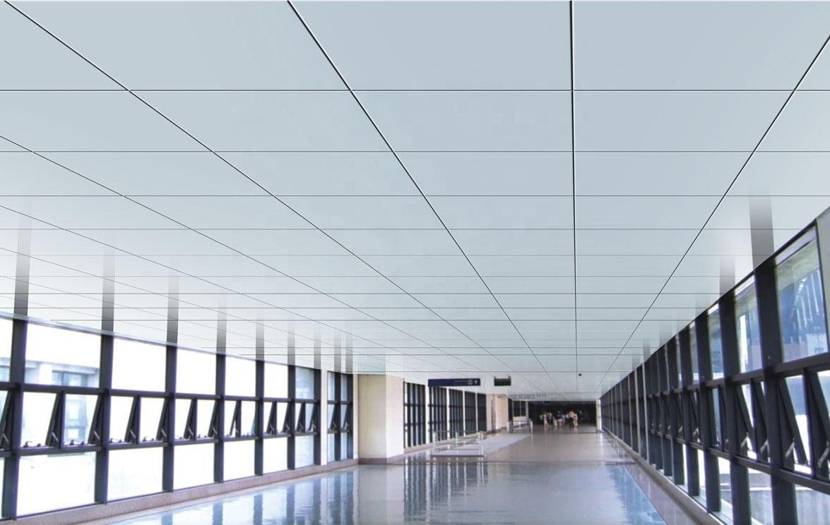 Gusset fire resistant 3d wall false types ceiling false channel roof panel acoustic panels ceiling