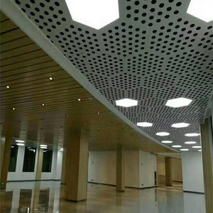 Factory suspended board hexagon fiberglass acoustic ceiling cloud ceiling false ceiling