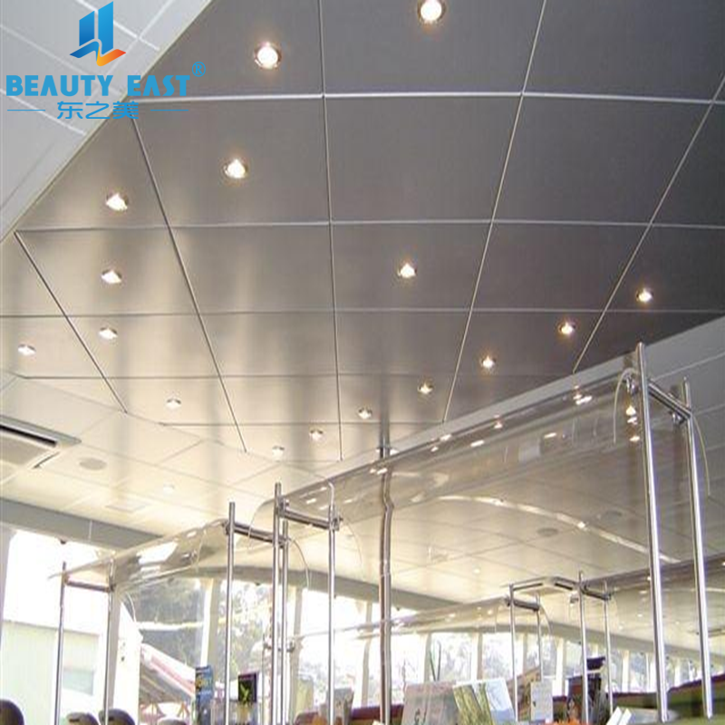 Guangdong Acoustic Clip-in Aluminum Ceiling Tiles for Interior Decorative Ceiling