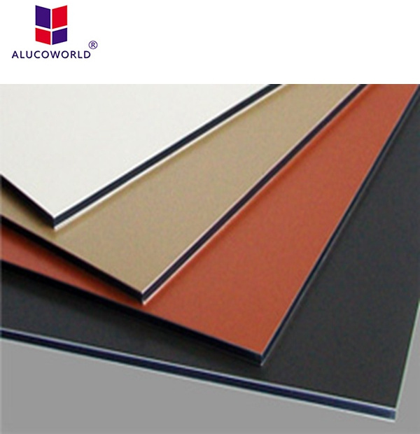 Alucoworld size 5mm aluminium composite panel acp sheet panel compuesto de aluminio aluminium facade panel