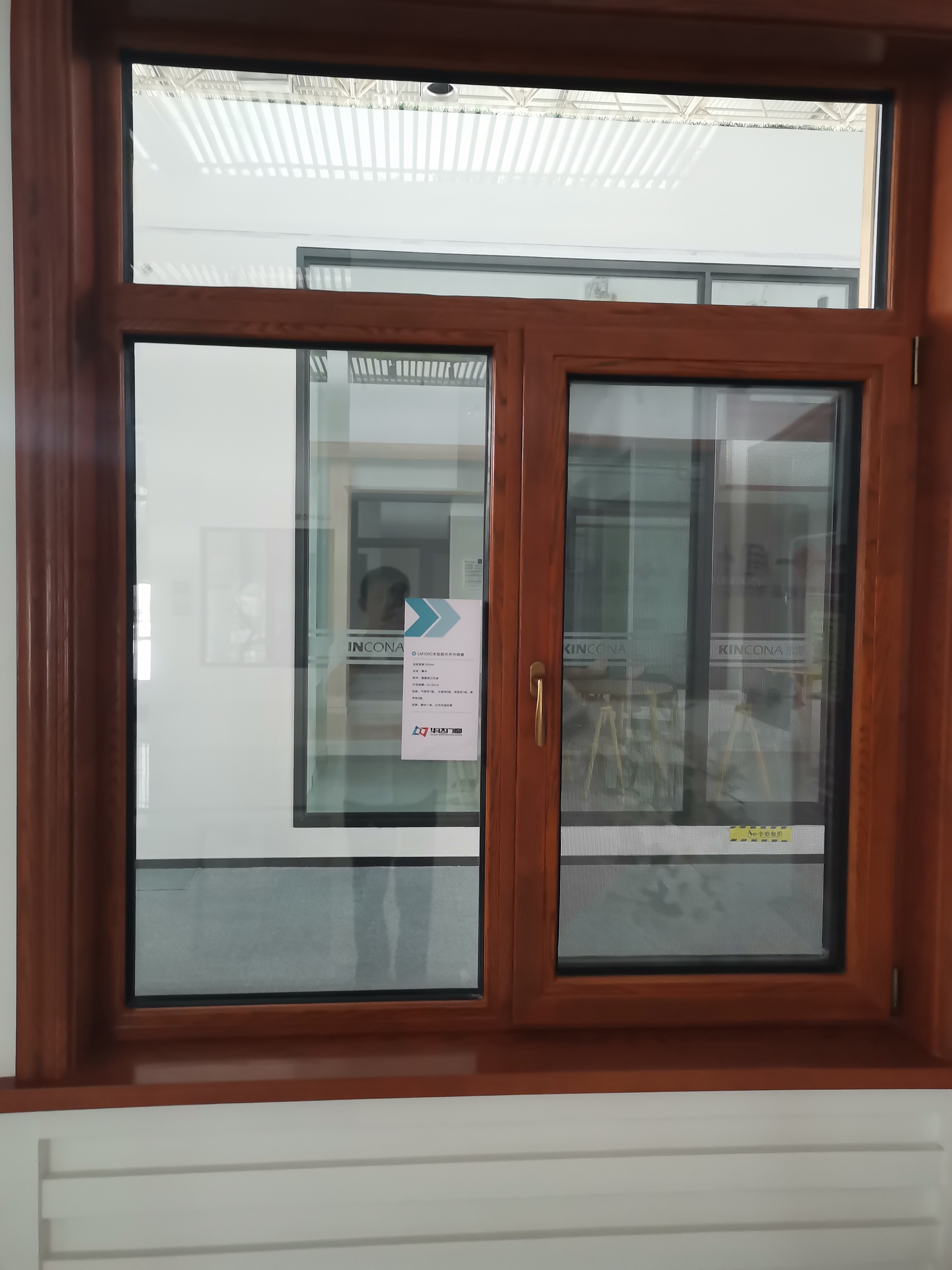 New good Timber wood aluminum cladding casement windows/Aluminium-clad timber composite windows