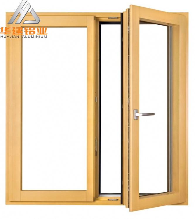 New good Timber wood aluminum cladding casement windows/Aluminium-clad timber composite windows