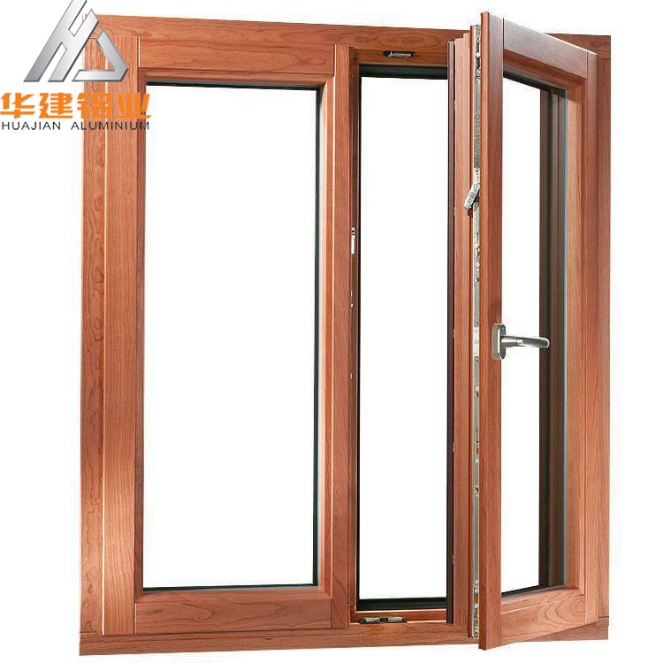 New good Timber wood aluminum cladding casement windows/Aluminium-clad timber composite windows