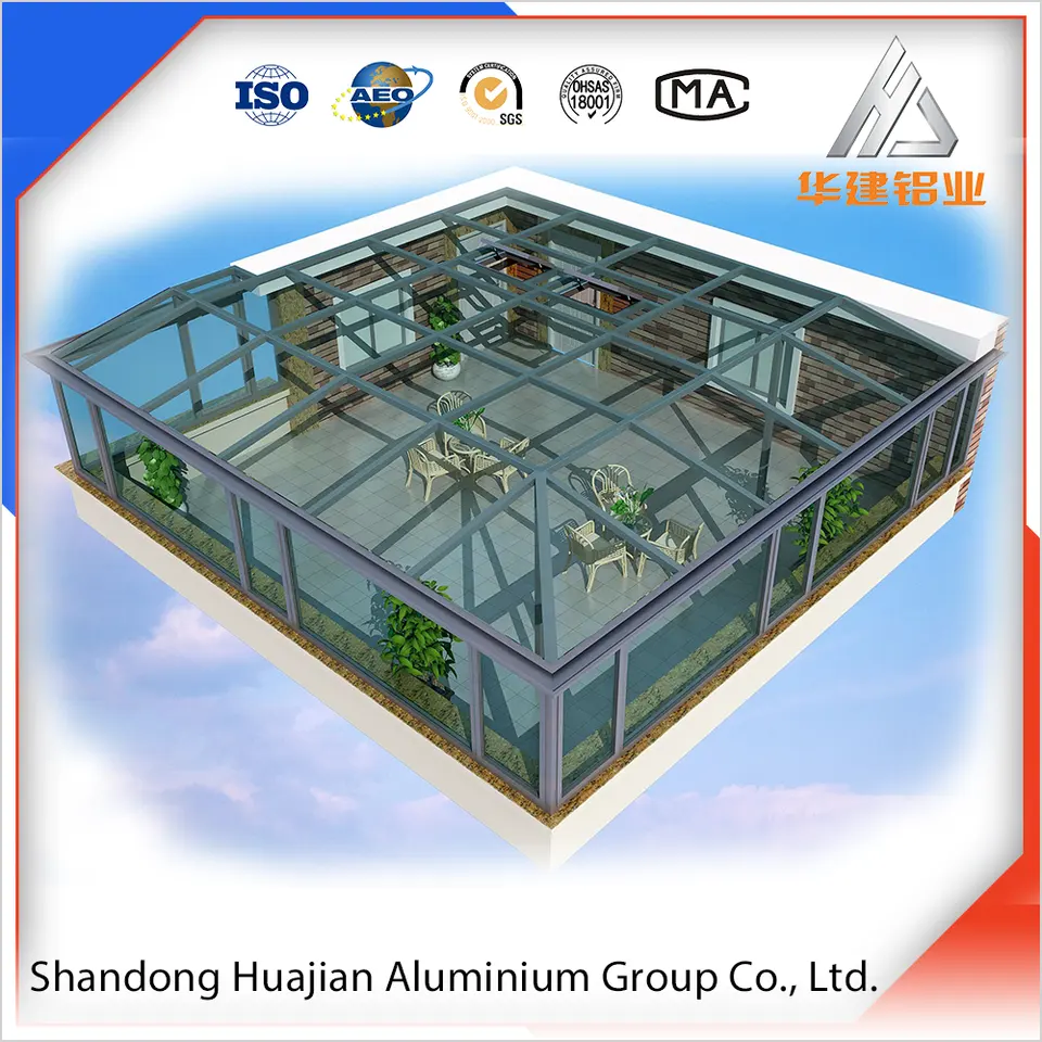 Aluminium alloy portable profile sun house