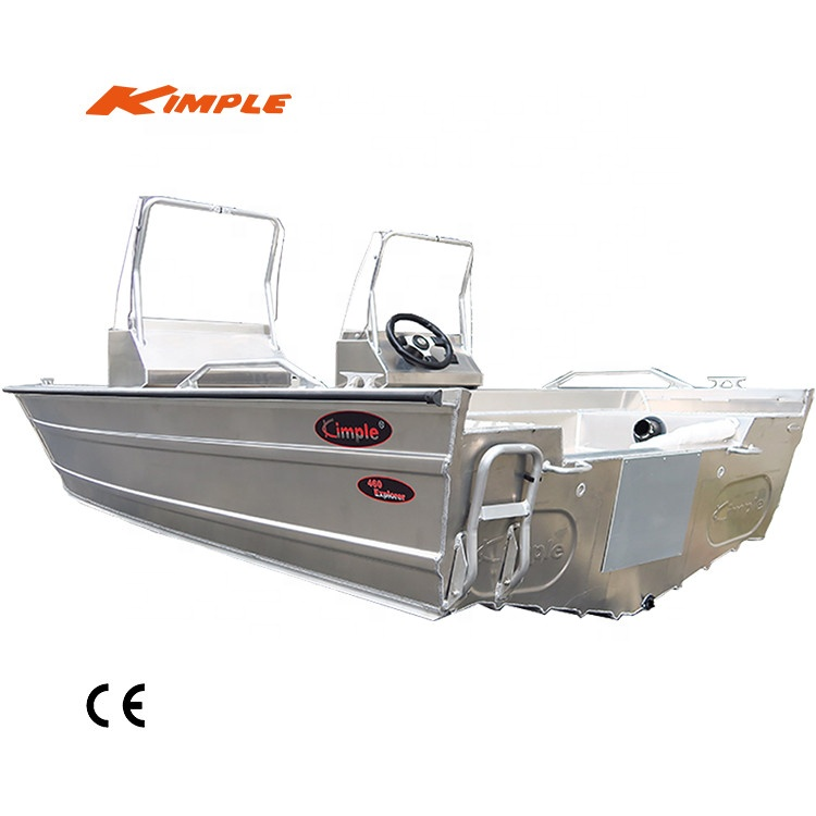 Hot Selling Mini Design 4.6m New Fully Welded Aluminum Jon Boat Sports Fishing Boat