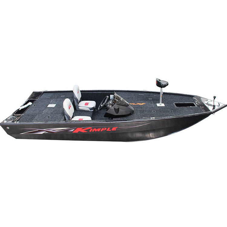 2023 New Mini All Welded Aluminum River Fishing Bass Jet Boat Fishing Vessel With Motor For Sale