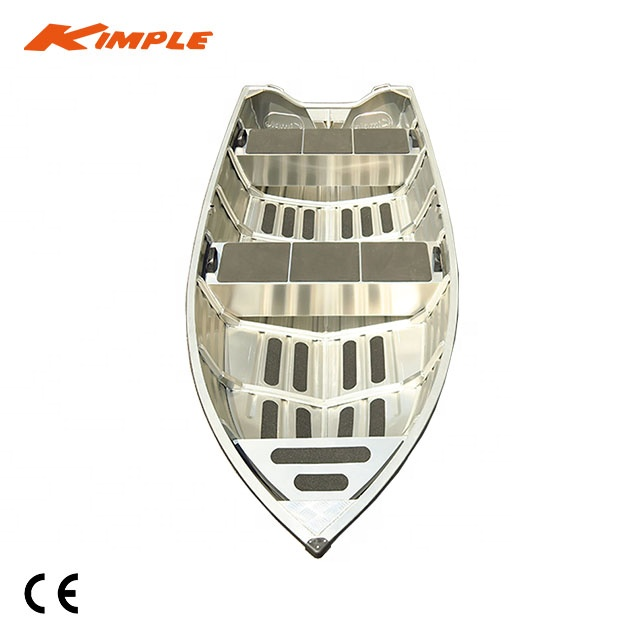 High Quality 3.65m 4 Persons V Shape Bottom All Welded Aluminum Row Small Jon Boat