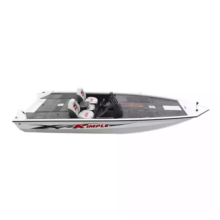 Hot Sale 18ft All Aluminium River Bass Jet Boat Fishing Boat For Three People With Central Control