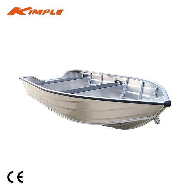 KIMPLE Catch 390 3.9M 13ft CE Aluminum Dinghy - Aluminum Boat Fishing Boat Outboard Motor Boat