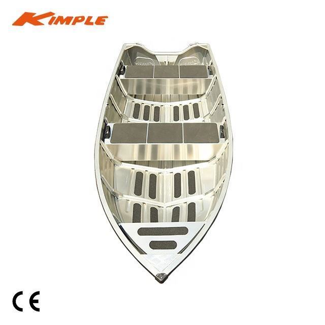 3.65 M 12 Ft High Fully Welded Racing Boat Aluminum Flat Bottom Fishing Boat