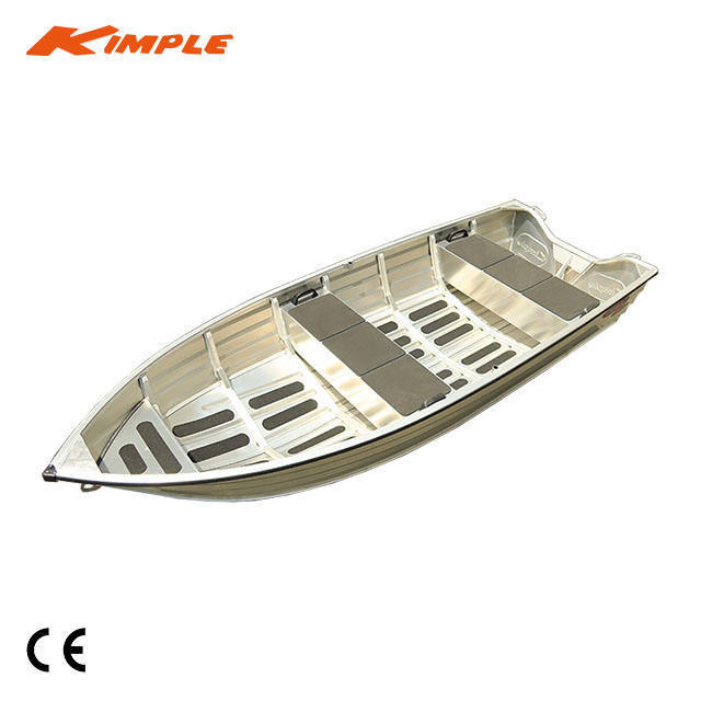 3.65 M 12 Ft High Fully Welded Racing Boat Aluminum Flat Bottom Fishing Boat