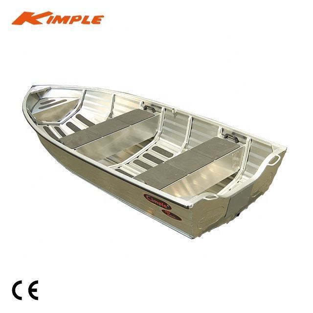 3.65 M 12 Ft High Fully Welded Racing Boat Aluminum Flat Bottom Fishing Boat