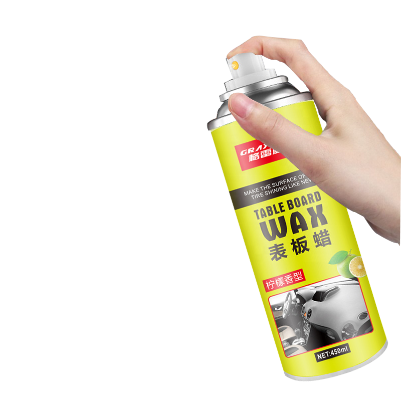 450ml Powerful Protection car polish Cleaning table dashboard wax spray For Car Leather Tyre Tire