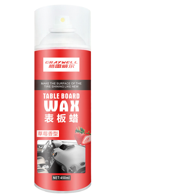 450Ml Portable Car Washing Interior Dashboard Cleaner Spray Wax Dashboard Leather And Tyre Wax